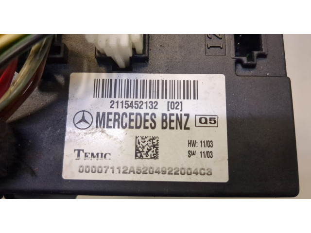 Блок комфорта  Mercedes E W211 2002-2009      A2115452132    