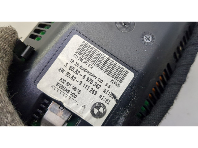 Дисплей бортового компьютера BMW 5 E60 2003-2010 6970342, 9111269, A2C53118676