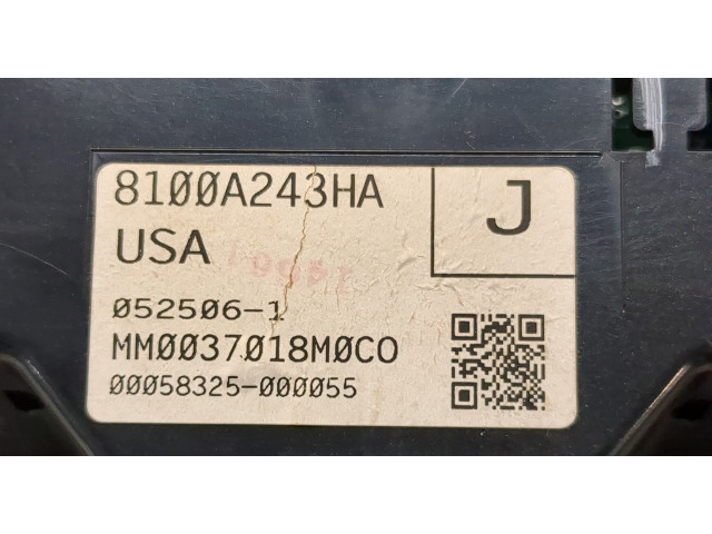 Панель приборов Mitsubishi Eclipse 2005-2011 8100A243HA