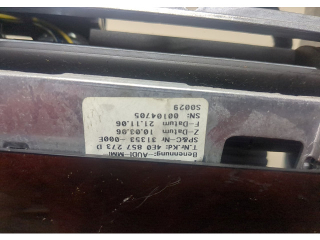 Дисплей бортового компьютера Audi A8 (D3) 2002-2010 4E0919603F, 4E0857273F