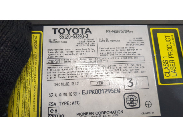 Дисплей мультимедиа Lexus IS 2005-2013 86120533903