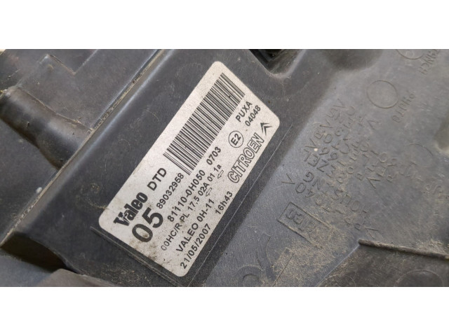 Фара передняя  Citroen C1 2005-2014 правая 