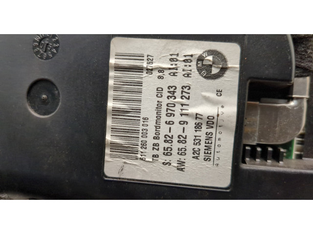 Дисплей бортового компьютера BMW 6 E63 2003-2010 65826970343