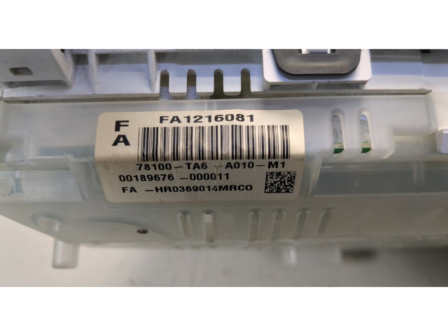 Панель приборов Honda Accord 8 2008-2013 USA 78100TA6A010