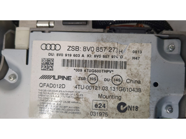 Дисплей мультимедиа Audi A3 (8V) 2012-2020 8V0857273H