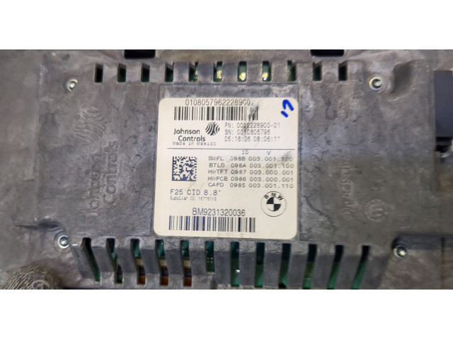 Дисплей бортового компьютера BMW X3 F25 2010-2017