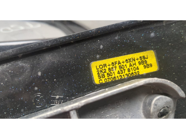 Зеркало боковое Volkswagen Caddy 2004-2015 левое 2K2857501AH