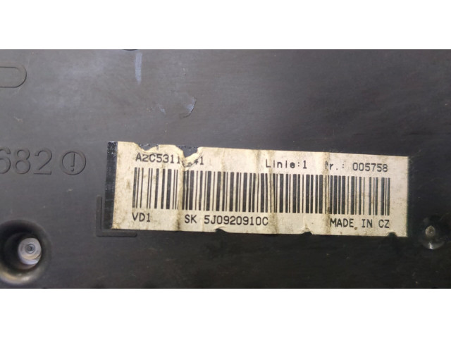 Панель приборов Skoda Fabia 2007-2010 1.9 Дизель