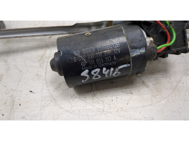 Двигатель стеклоочистителя (моторчик дворников) передний Volkswagen Golf 4 1997-2005