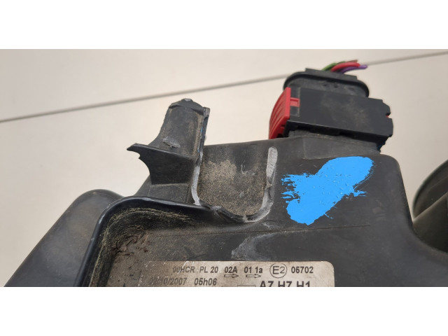 Фара передняя  Peugeot 207 левая 