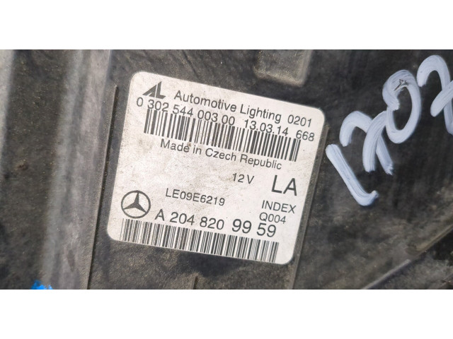 Фара передняя  Mercedes C W204 2007-2013 левая 