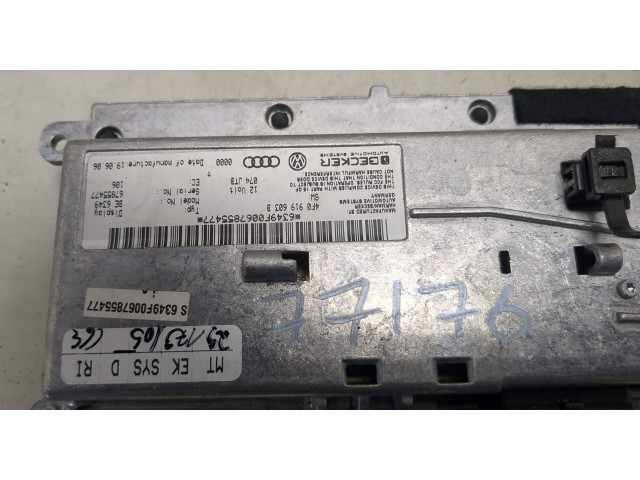 Дисплей бортового компьютера Audi A6 (C6) 2005-2011 8T0919603C