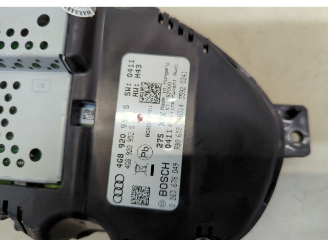 Панель приборов  Audi A6 (C7) 2011-2014       4G8920950S     