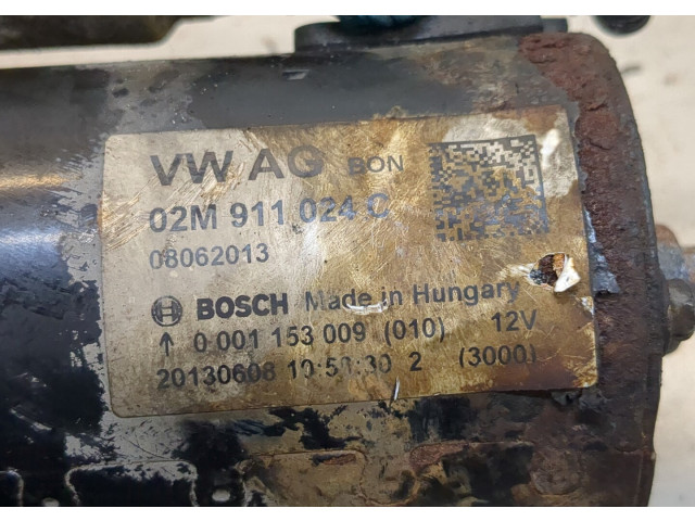 Стартер Volkswagen Caddy 2010-2015 02m911024c