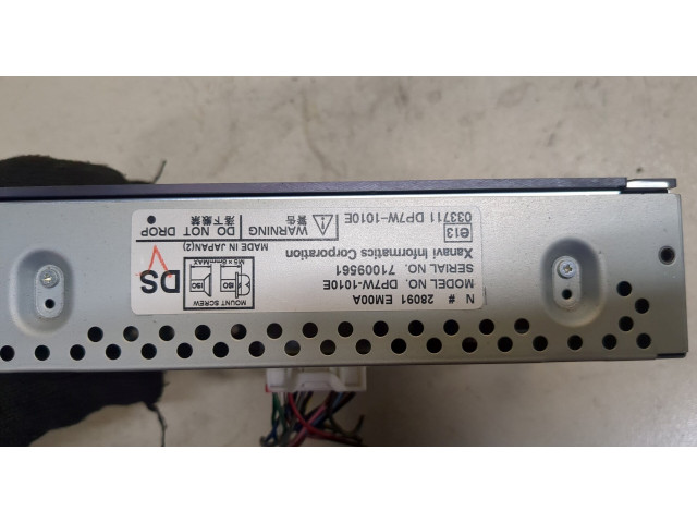 Дисплей бортового компьютера Nissan X-Trail (T31) 2007-2015 28091EM00A