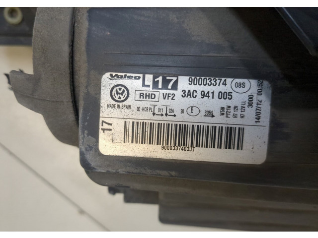 Фара передняя  Volkswagen Passat 7 2010-2015 Европа левая 