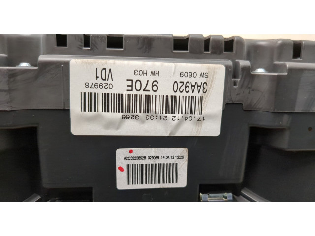 Панель приборов Volkswagen Passat 7 2010-2015 Европа 3AA920970E