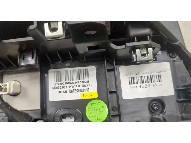 Дисплей мультимедиа  Peugeot 2008 2019-2023 9841452080       