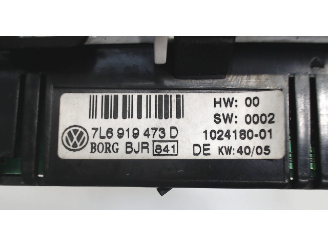 Дисплей бортового компьютера  Volkswagen Touareg 2002-2007 7L6919473D, 102418001        