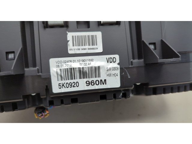 Панель приборов Volkswagen Golf 6 2009-2012 5K0920960M