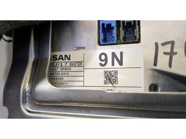 Дисплей бортового компьютера Nissan Pathfinder 2016-2020 283879PB0D