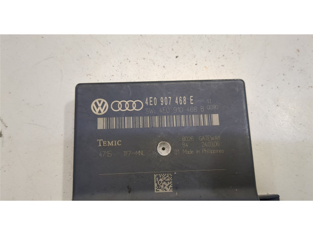 Блок комфорта  Audi A8 (D3) 2005-2007      4E0907468E    