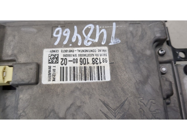 Дисплей мультимедиа  Citroen DS4 2015-2018 9813810680       