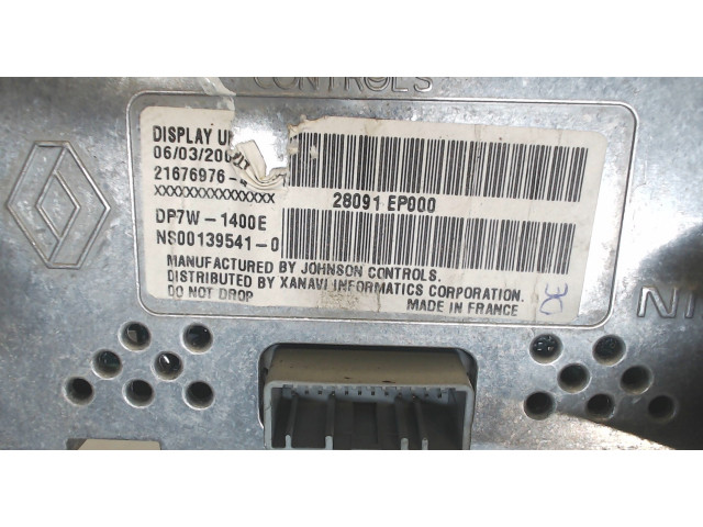 Дисплей бортового компьютера Nissan Pathfinder 2004-2014 28091EP000