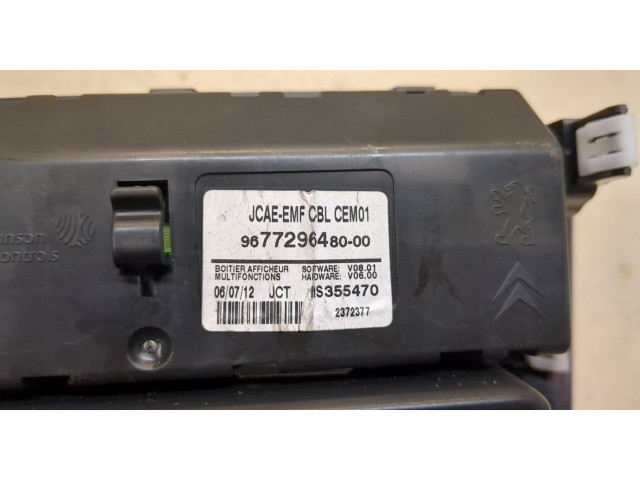 Дисплей бортового компьютера Citroen C4 2010-2015