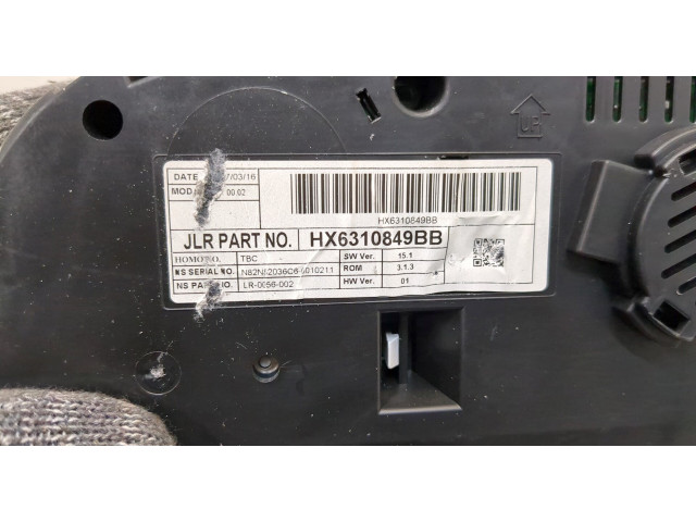 Панель приборов Jaguar XF 2015–2020 HX6310849BB