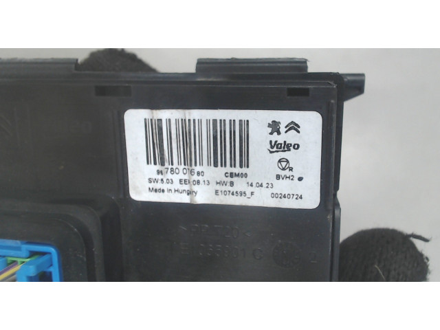 Блок комфорта Citroen C4 Picasso 2013-2016 9678001680