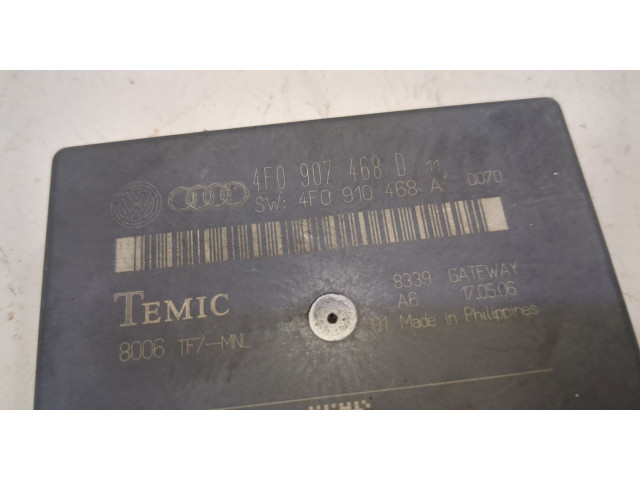 Блок комфорта  Audi A6 (C6) 2004-2011      4F0907468D  