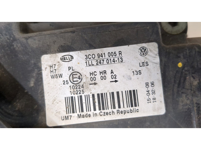 Фара передняя  Volkswagen Passat 6 2005-2010 левая 