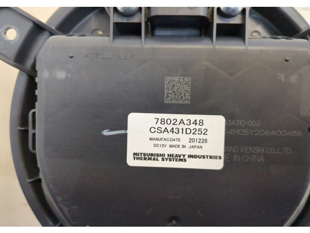 Моторчик печки  Mitsubishi Eclipse Cross 2017- 7802A348    7802A348   