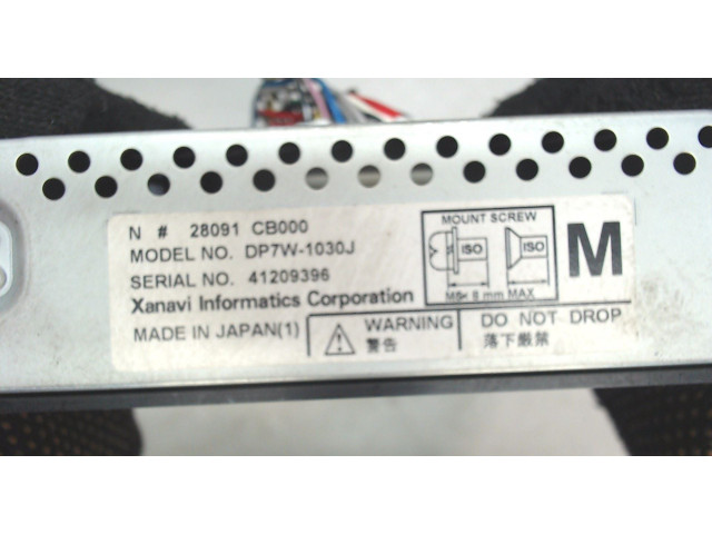 Дисплей мультимедиа  Nissan Murano 2002-2008 28091CB000        