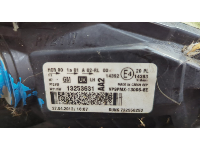 Фара передняя Opel Meriva 2010-2018 левая