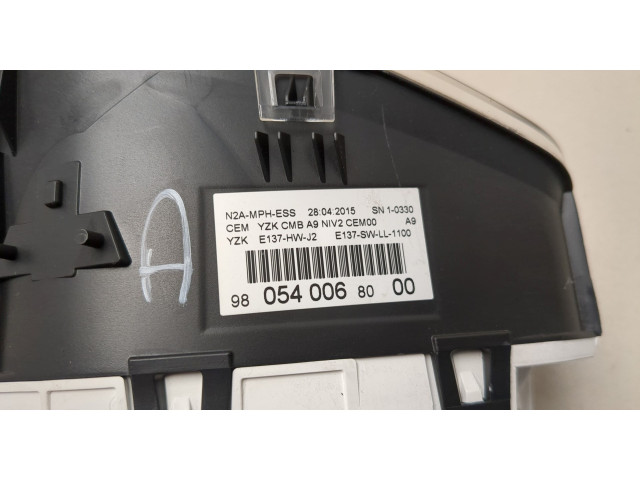 Панель приборов  Peugeot 208 2012-2019       9805400680     