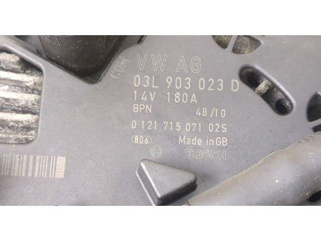 Генератор  Volkswagen Passat 7 2010-2015 Европа       03L903023B, 03L903023BX    