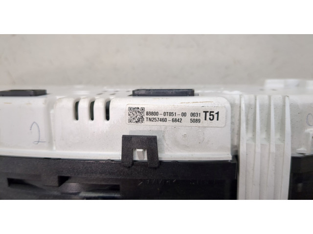 Панель приборов  Toyota Venza 2008-2017       838000T051     