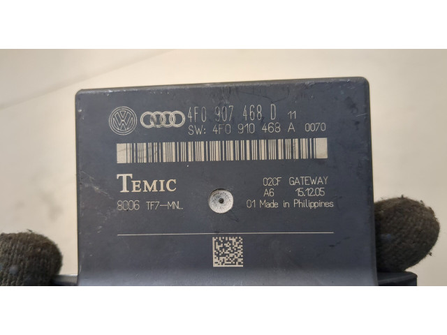 Блок комфорта  Audi A6 (C6) 2005-2011      4F0907468D  