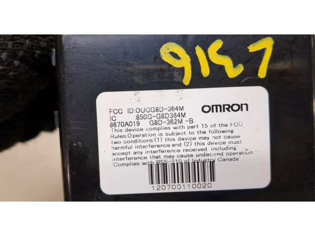 Блок комфорта  Mitsubishi Endeavor      8670a019  