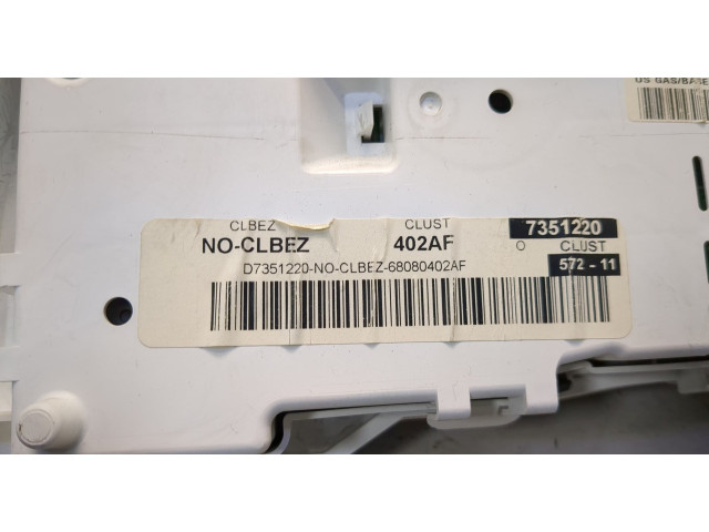 Панель приборов Jeep Compass 2011-2016 68080402AF