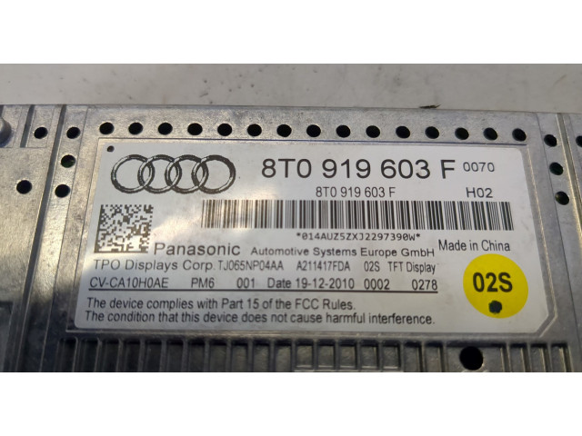 Дисплей мультимедиа Audi A5 (8T) 2007-2016 8T0919603F