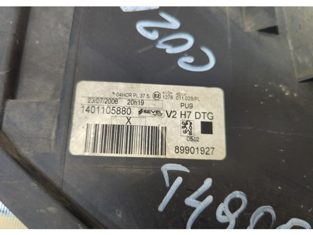 Фара передняя Peugeot 807 правая