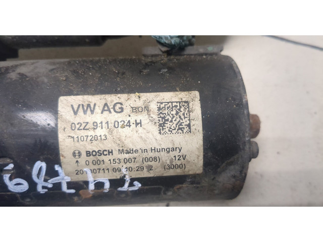 Стартер  Volkswagen Beetle 2011-2019 1.6  02Z911024H, 0001153007   