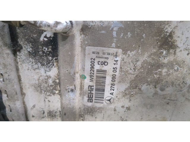 Интеркулер Mercedes GL X166 2012-2016