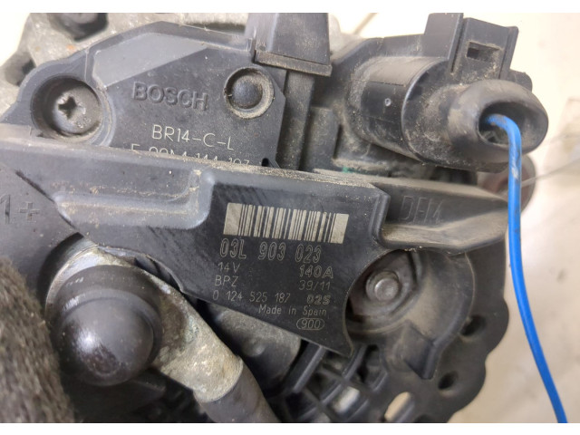 Генератор Audi A1 (8X) 2010-2018 03L903023, 03L903023X, 03L903023AX, 03L903024M