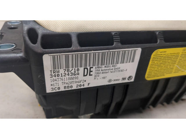Подушка безопасности переднего пассажира  Volkswagen Passat CC 2008-2012     