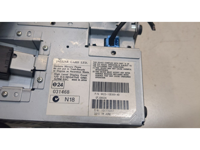 Дисплей бортового компьютера Jaguar XF 2007–2012 9X2310E889AB