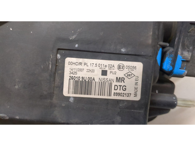 Фара передняя  Nissan Note E11 2005-2013 правая 